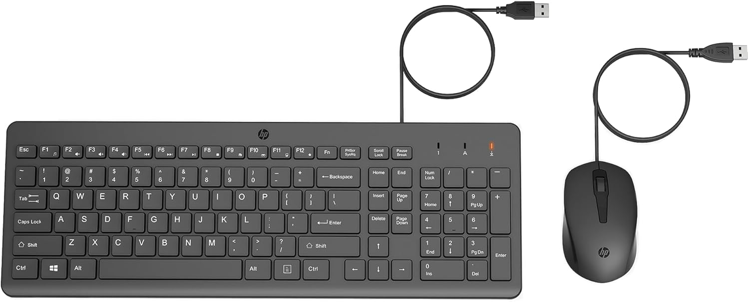 HP 150 Wired Mouse and Keyboard