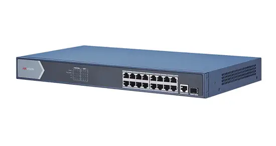Hikvision DS-3E0518P-E 16-Port PoE Gigabit Switch 230W