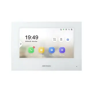 Hikvision DS-KH6320-WTE2 2-Wire RoomStation White 7"