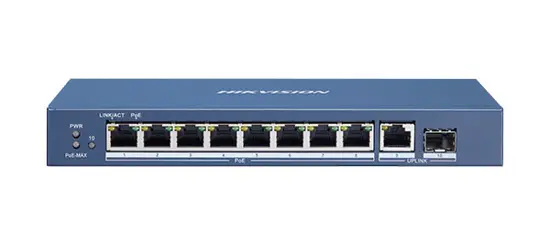 Hikvision DS-3E0510P-E/M 8-Port Gigabit PoE Switch 58W