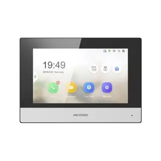 Hikvision DS-KH6320-WTE2 2-Wire RoomStation Black 7"