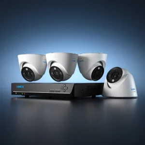 Reolink RLK8-833D4-A 4-Camera 4K PoE Security System,Reolink RLK8-833D4-A 4-camera 4K PoE surveillance bundle,4K UHD PoE camera system with color night vision and 3× optical zoom,Reolink 8-channel NVR security camera kit for home and business,AI person,vehicle,and pet detection 4K PoE security system,Reolink RLC-833A 4-camera PoE bundle with 18m cables