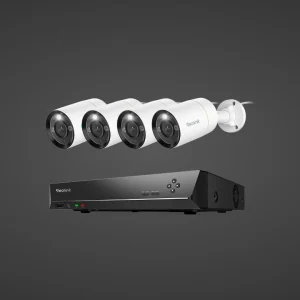 Reolink RLK8-1200B4-A 12MP PoE Security Camera System,Reolink RLK8-1200B4-A 12MP PoE surveillance system,Reolink 12MP PoE NVR camera kit with spotlights,Reolink smart PoE security system with person detection,Reolink 8-channel 12MP Ultra HD camera system