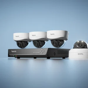 Reolink 2-Camera 4K PoE Security Bundle IK10 Vandal-Proof,Reolink 2-camera 4K PoE surveillance bundle,RLC-843A 4K IK10 PoE dome camera system with NVR,8MP PoE dome camera kit with 5× optical zoom and spotlight night vision,Reolink IK10 vandal-proof 4K security camera bundle,2-camera PoE security system with 8-channel NVR and 2TB HDD