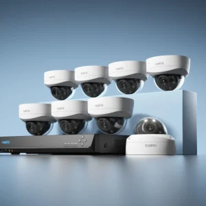 Reolink RLK16-843V8 6-Camera 4K PoE Security System,Reolink RLK16-843V8 6-camera 4K PoE surveillance bundle,4K 8MP IK10 PoE dome camera system with 5× optical zoom,Reolink 16-channel NVR security system with 4TB HDD,AI person,vehicle,and pet detection 4K PoE security kit,Reolink 6-camera PoE NVR bundle with spotlight night vision