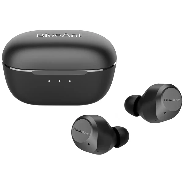 blueant pump air pro active noise cancelling true wireless in ear headphones black pump air pro bk