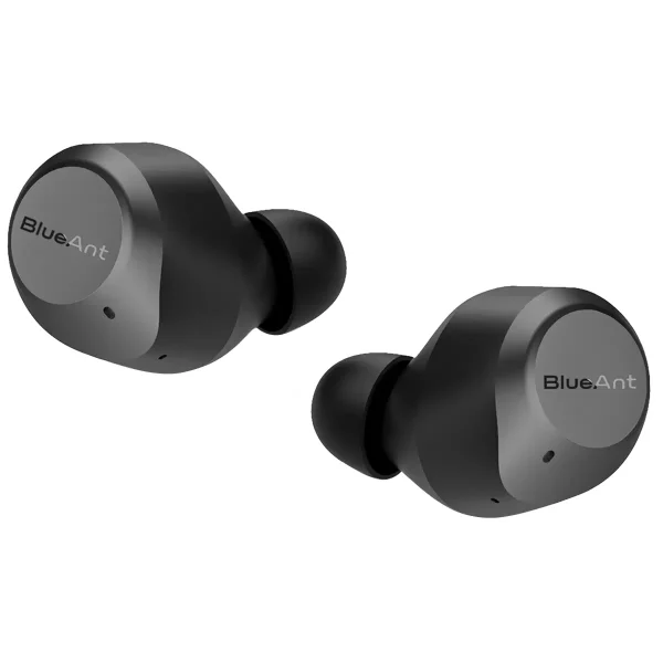 blueant pump air pro active noise cancelling true wireless in ear headphones black pump air pro bk