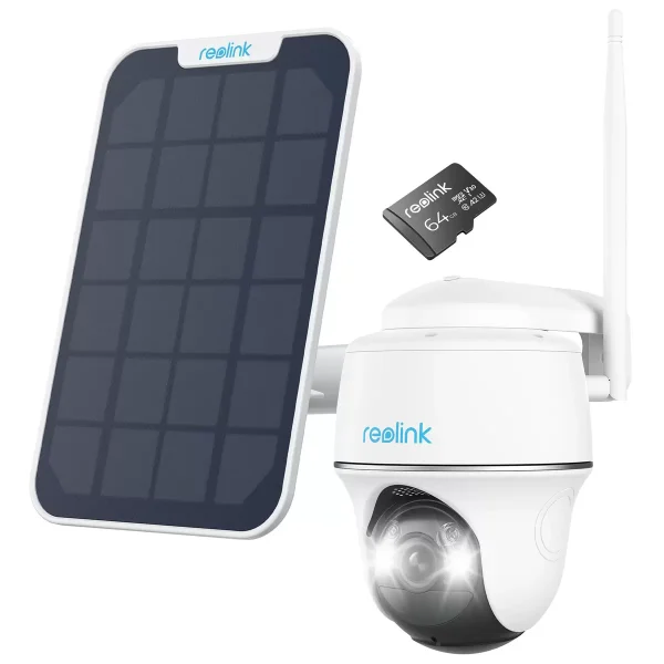 reolink argus series b360 with solar panel 2 and 64gb sd card
