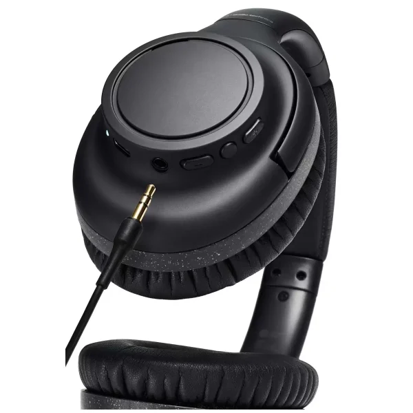 audio technica noise cancelling over ear wireless headphones black ath s300bt