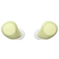 sony ultra compact true wireless earbuds yellow wfc510y