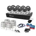 swann nvr 8 cameras security 4k monitoring with 2tb 5mp swnvk 876808 au