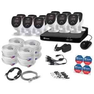swann home security system 12 camera 16 channel 1080p full hd dvr swdvk 1646812slw