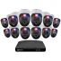 swann home security system 12 camera 16 channel 1080p full hd dvr swdvk 1646812slw