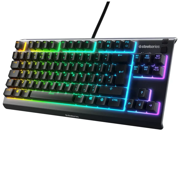 steelseries apex 3 tkl rgb gaming keyboard black 64831 steelseries apex 3 tkl rgb gaming keyboard black 64831
