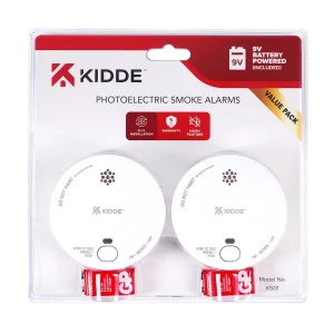 kidde smoke alarm 2 pack k501