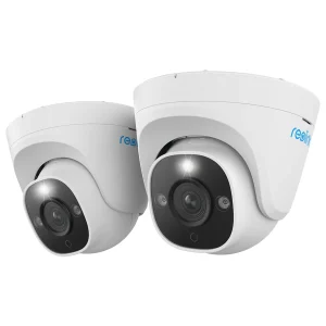 reolink 12mp poe dome cameras 2 x pack p344 2pk
