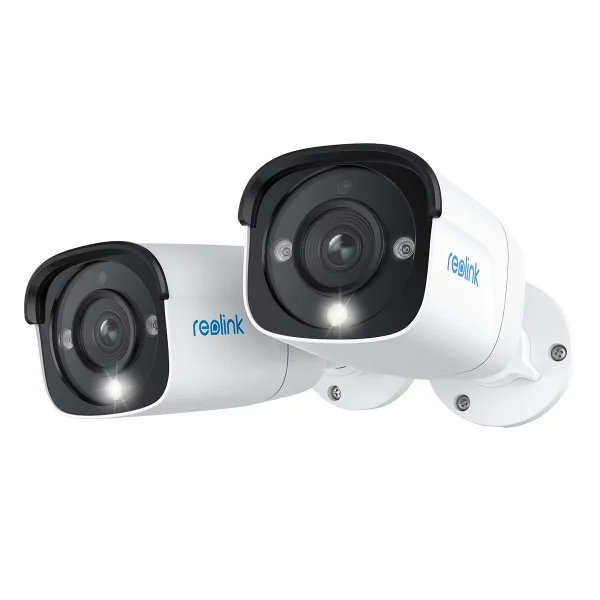 reolink 12mp poe bullet cameras 2 x pack p340 2 pack