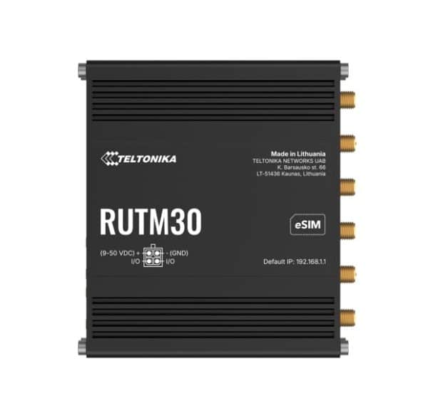 ✔ Teltonika RUTM55 Dual 5G Router – Dual SIM & eSIM™ Teltonika RUTM55 Dual 5G Router with Dual SIM and eSIM industrial connectivity