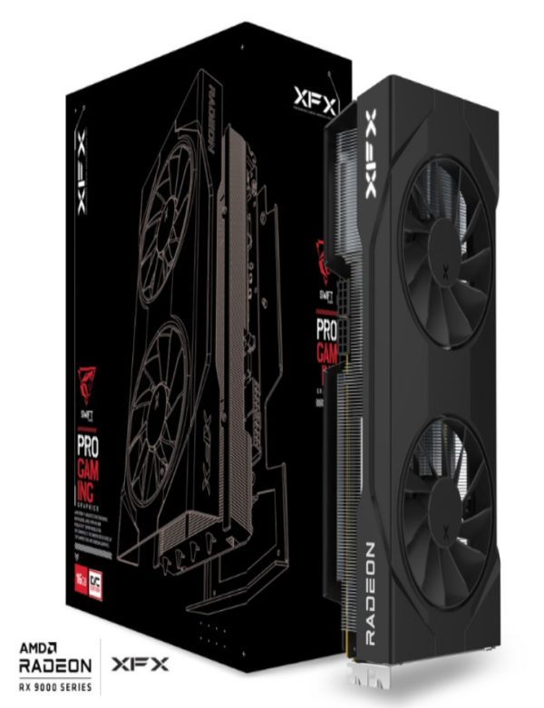 VCX-RX9070OC-16GB-DU-BK XFX Swift AMD Radeon RX 9070 OC Dual Fan Gaming Edition
